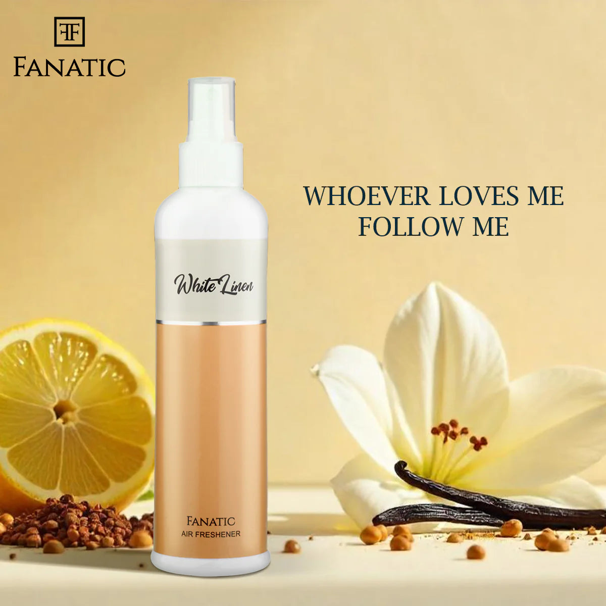 FANATIC WHITE LINEN AIR-FRESHNER (200ML)