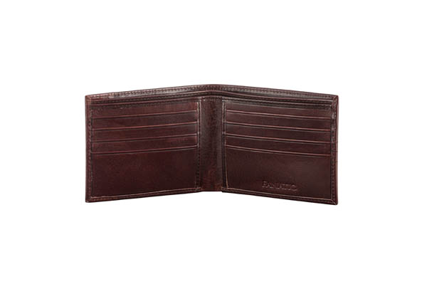 Men Maroon Genuine Leather Wallet (10 Card Slots)UKHB 