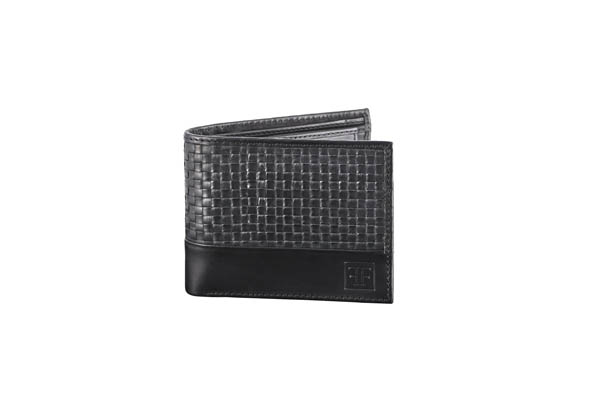 Men Black Genuine Leather Wallet (6 Card Slots)UKHB 